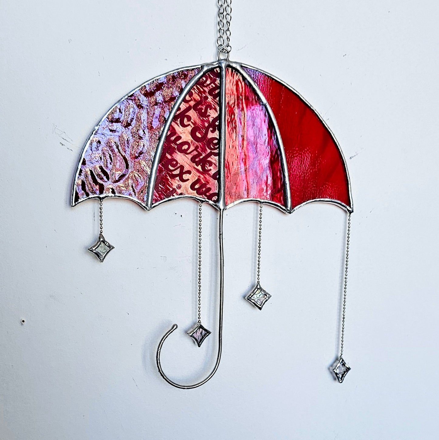 Vitrail Parapluie Rouge SWIW