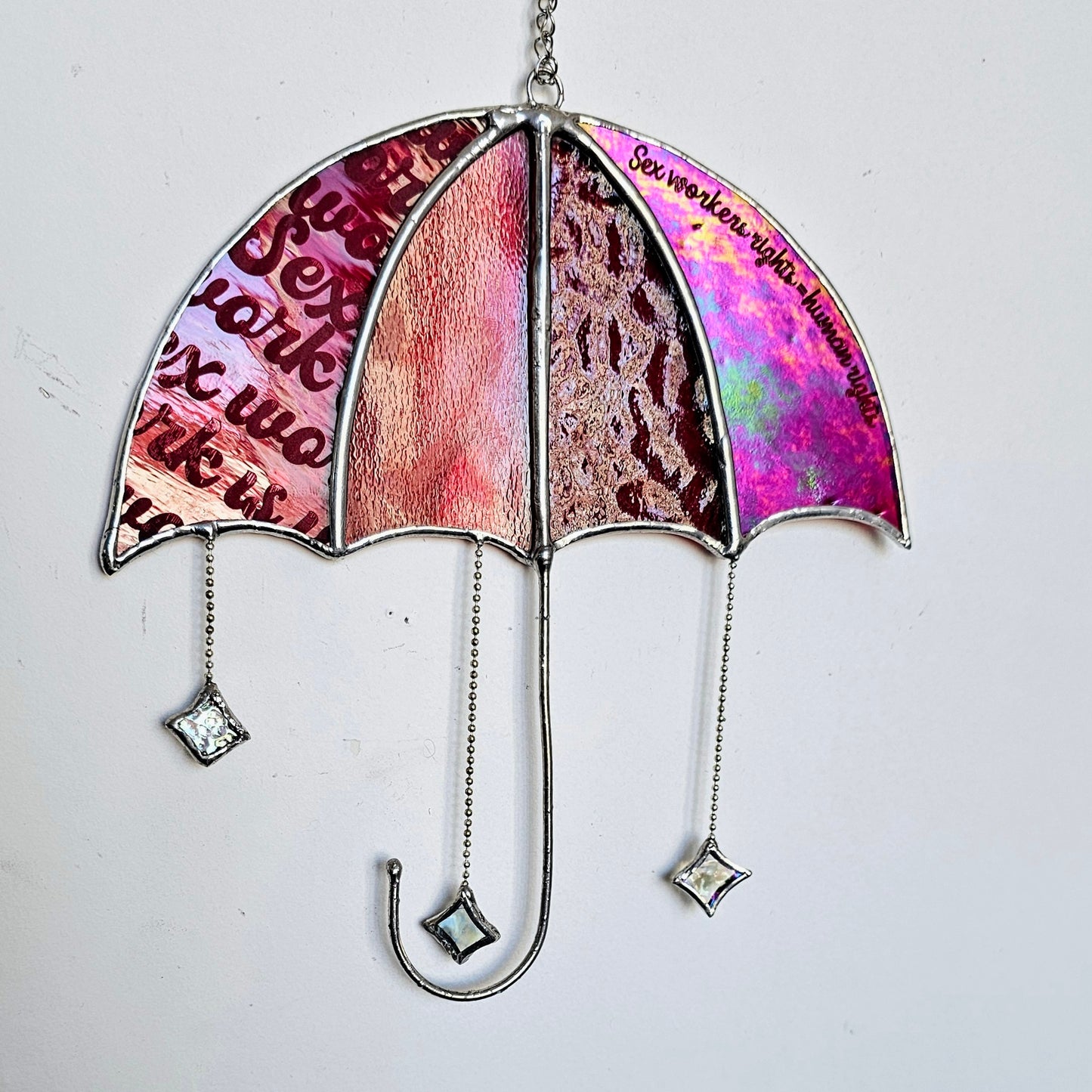 Vitrail Parapluie Rouge SWIW