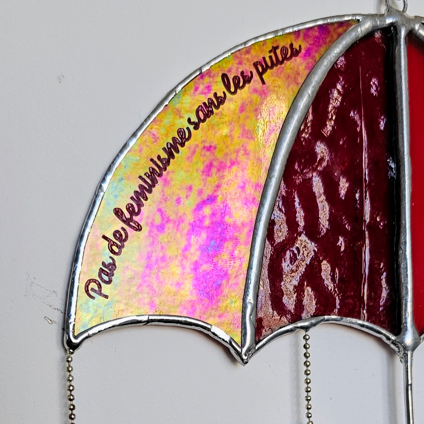 Vitrail Parapluie Rouge SWIW