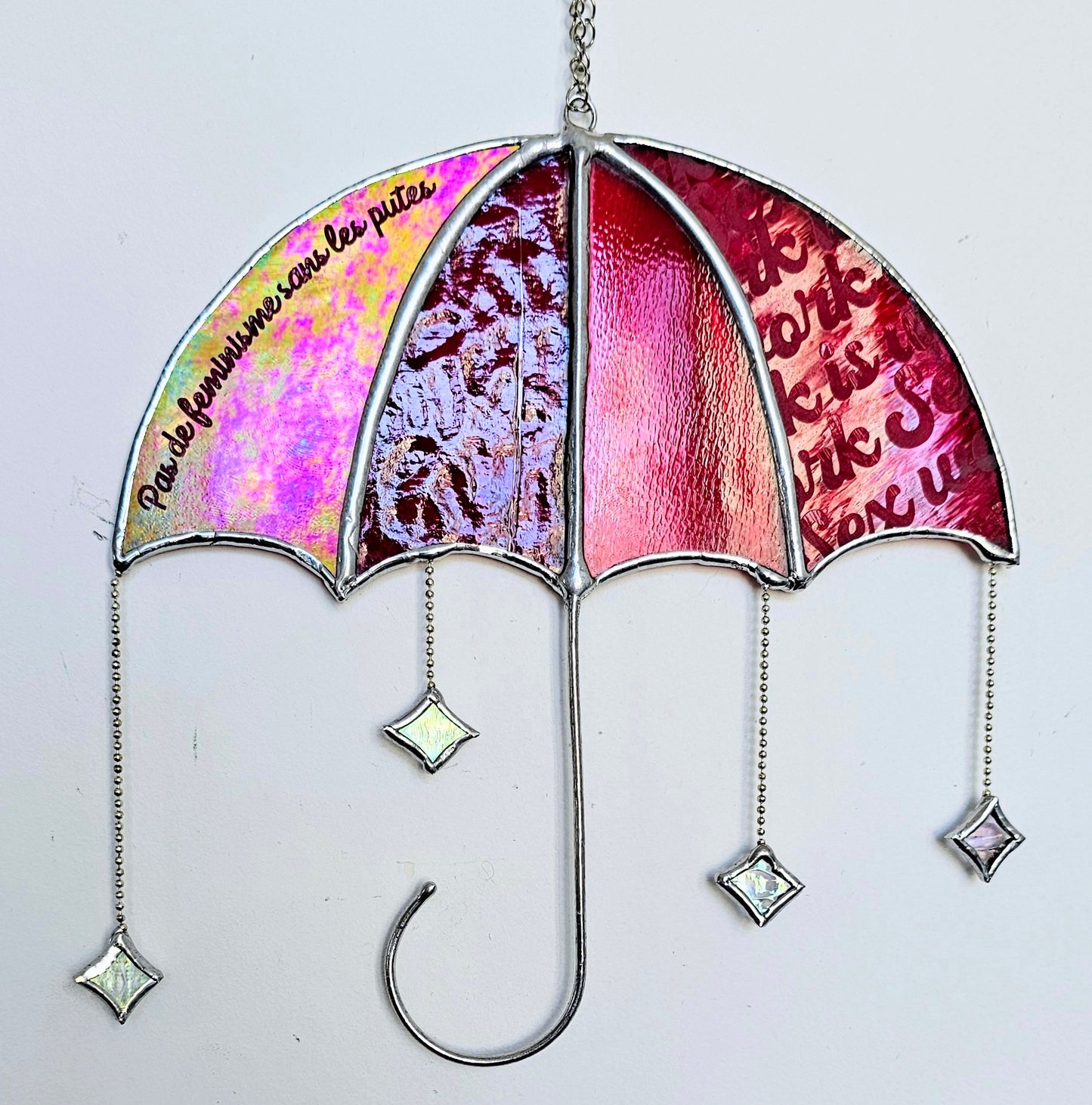 Vitrail Parapluie Rouge SWIW
