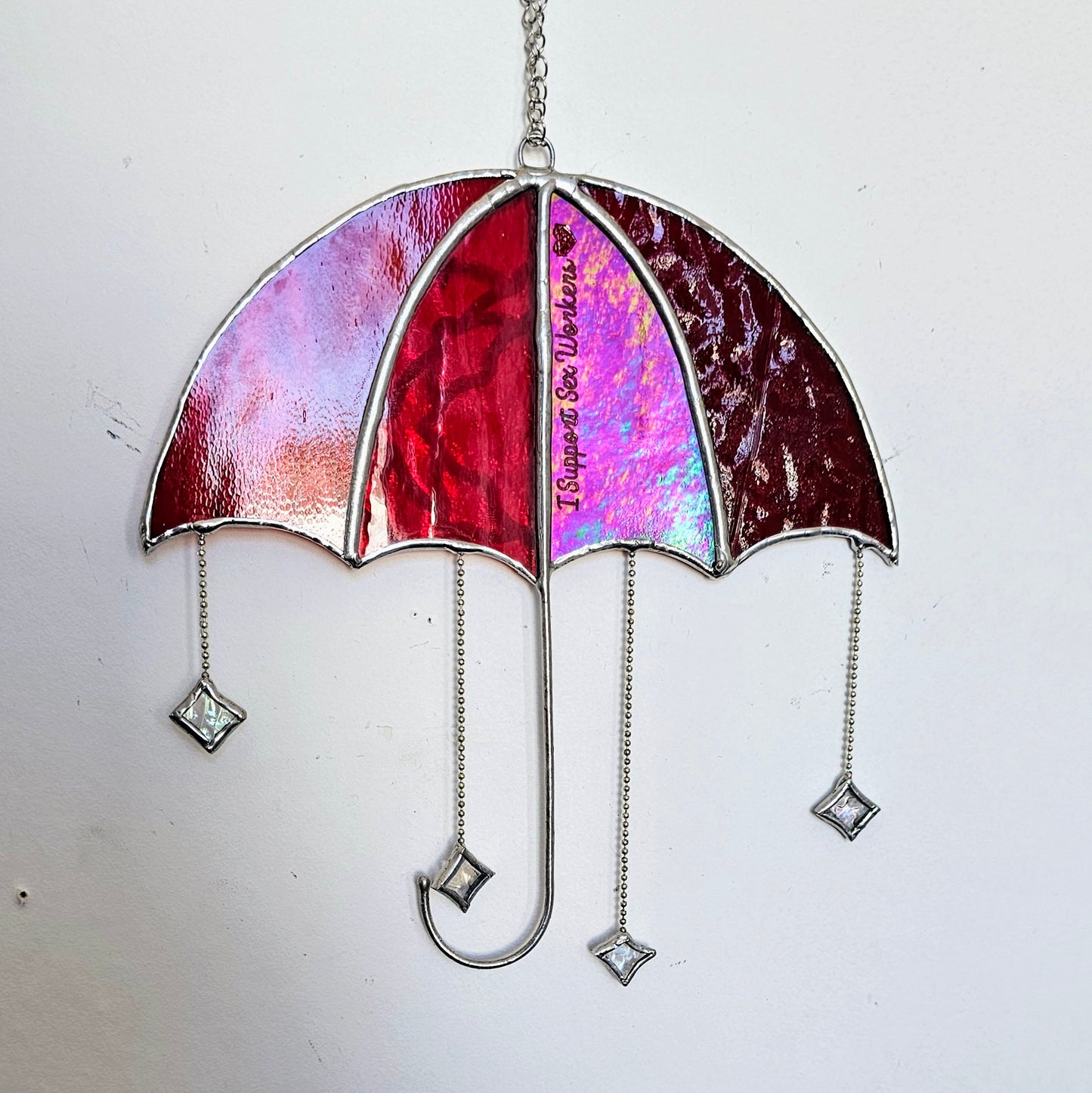 Vitrail Parapluie Rouge SWIW