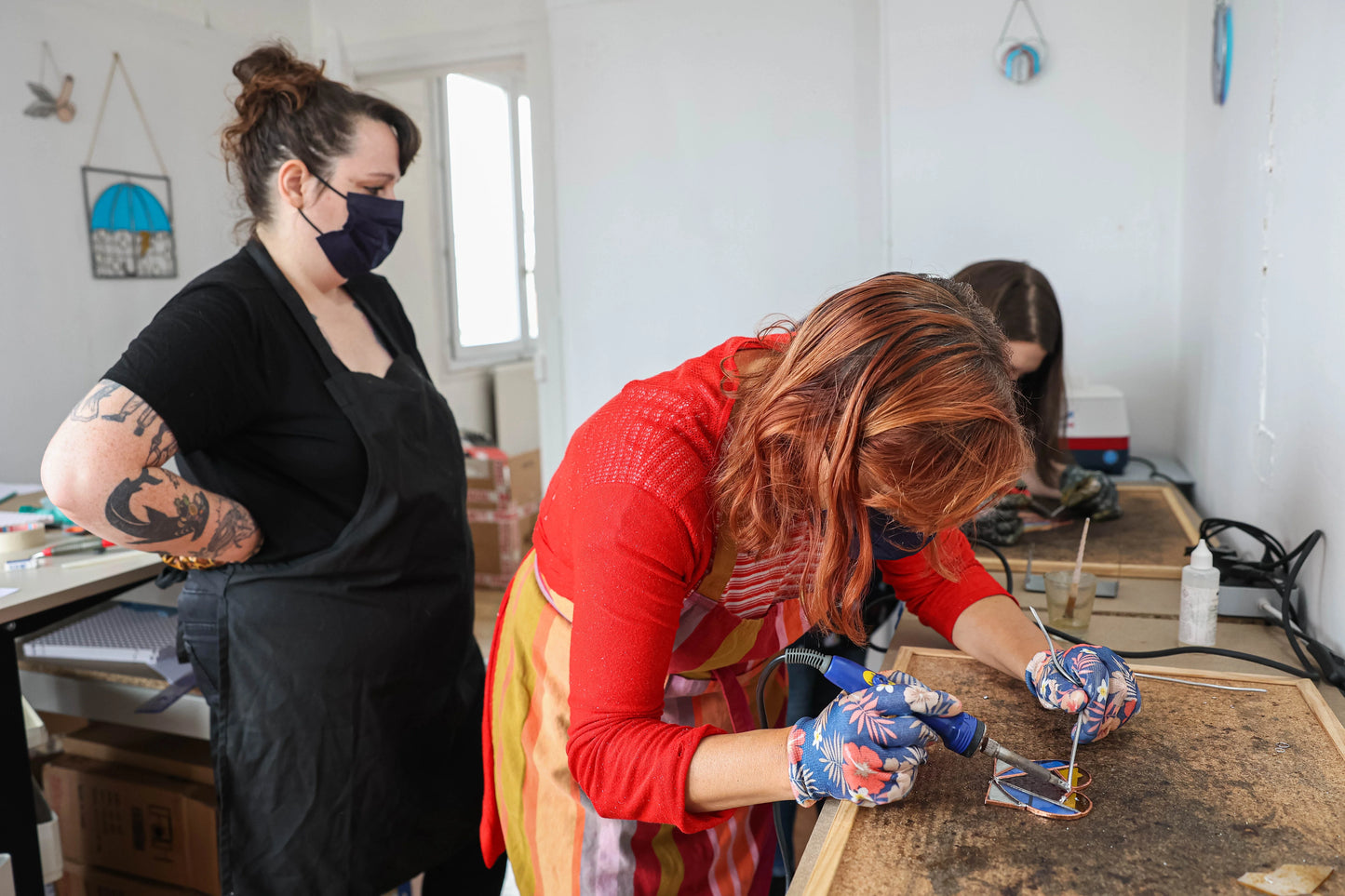 Réservez un atelier de vitrail d'une journée
