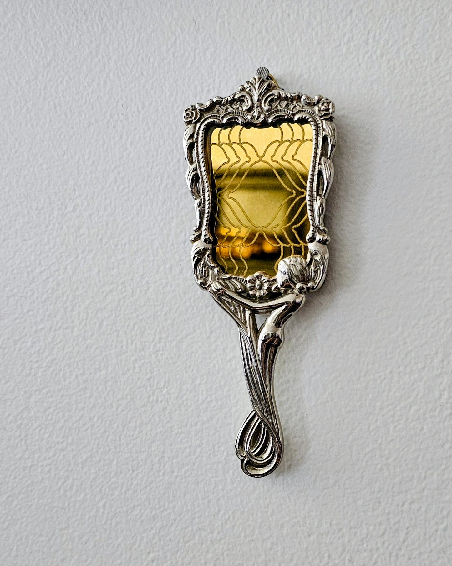 Mini Miroir décoratif gravé