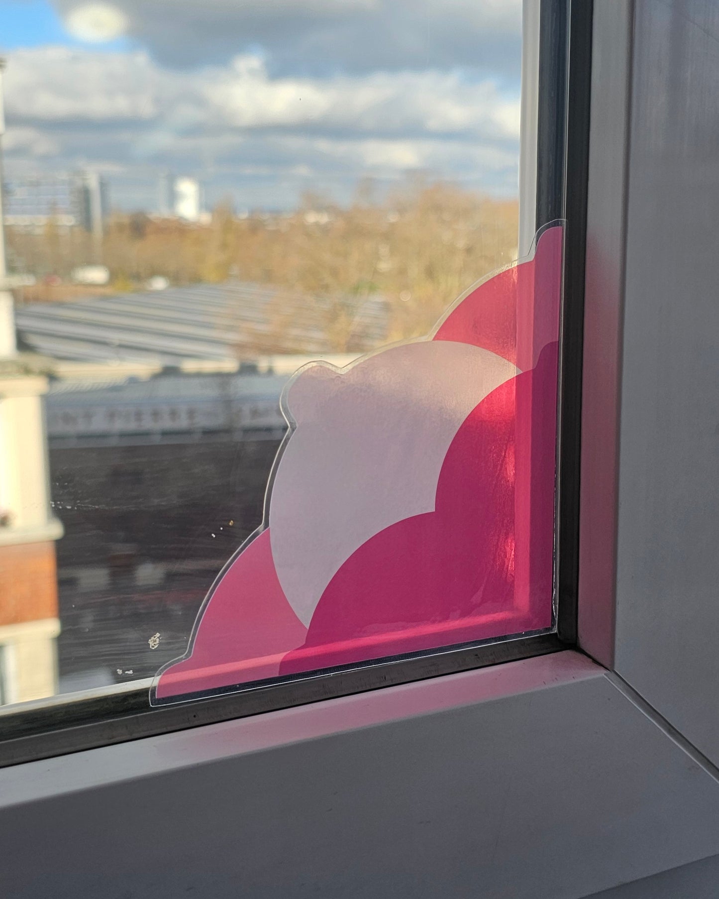 Sticker angle de fenêtre