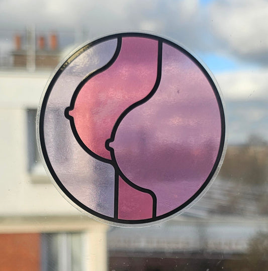 Sticker transparent Boobs