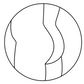 Vitrail Fesses personnalisable