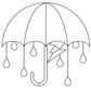 Vitrail Parapluie personnalisable - Format XL - Tue Lamour